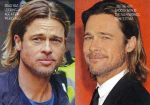 Brad Pitt usa Nu Skin Galvanic System